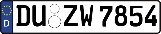 DU-ZW7854