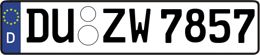 DU-ZW7857