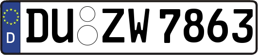 DU-ZW7863
