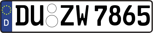 DU-ZW7865