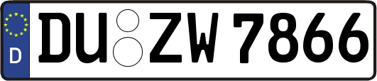 DU-ZW7866
