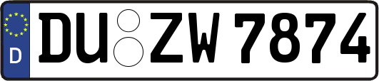 DU-ZW7874