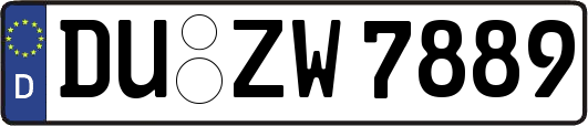 DU-ZW7889