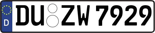 DU-ZW7929