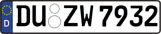 DU-ZW7932