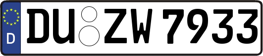 DU-ZW7933