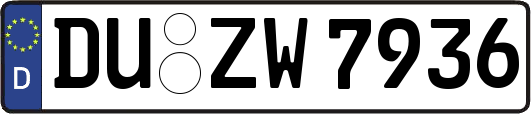 DU-ZW7936