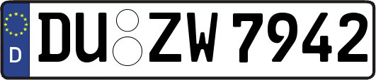 DU-ZW7942