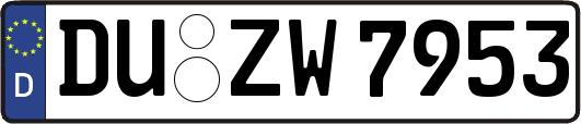 DU-ZW7953