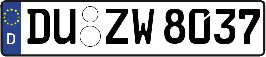 DU-ZW8037