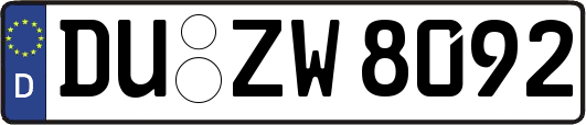 DU-ZW8092
