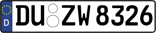 DU-ZW8326