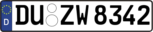 DU-ZW8342