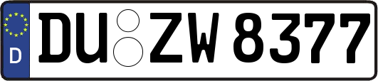 DU-ZW8377