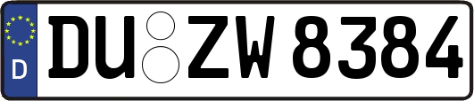 DU-ZW8384