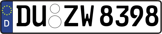 DU-ZW8398