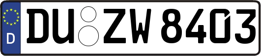 DU-ZW8403
