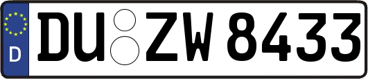 DU-ZW8433