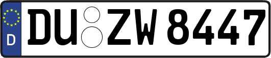 DU-ZW8447