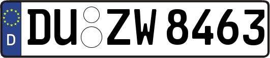 DU-ZW8463