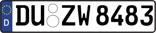DU-ZW8483