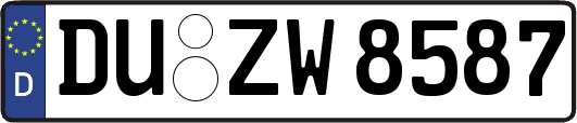DU-ZW8587