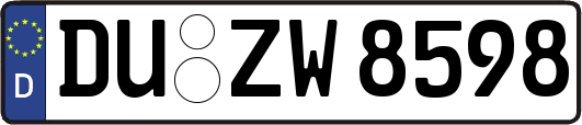 DU-ZW8598