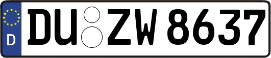 DU-ZW8637