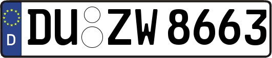 DU-ZW8663