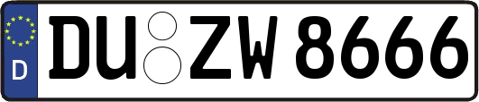 DU-ZW8666