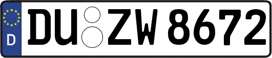 DU-ZW8672