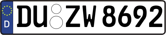 DU-ZW8692