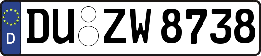 DU-ZW8738