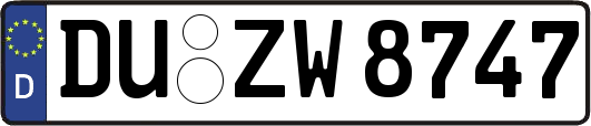 DU-ZW8747