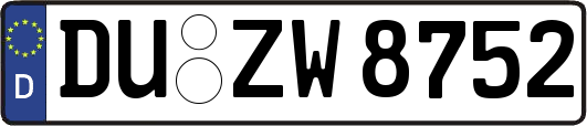 DU-ZW8752