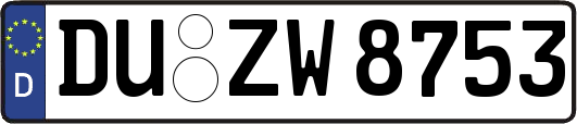 DU-ZW8753