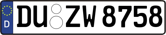DU-ZW8758
