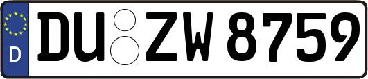 DU-ZW8759