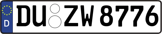 DU-ZW8776