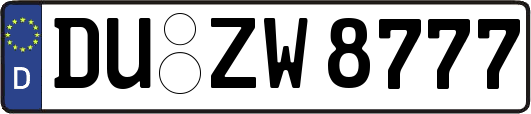 DU-ZW8777