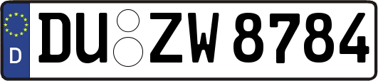 DU-ZW8784