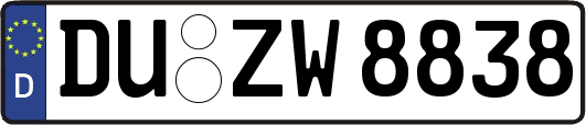 DU-ZW8838