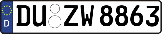 DU-ZW8863