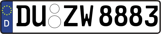 DU-ZW8883