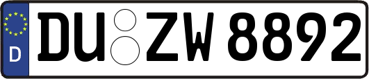 DU-ZW8892
