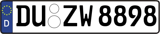 DU-ZW8898