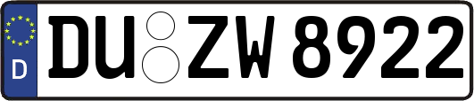 DU-ZW8922