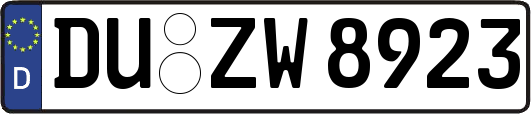 DU-ZW8923