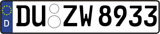 DU-ZW8933