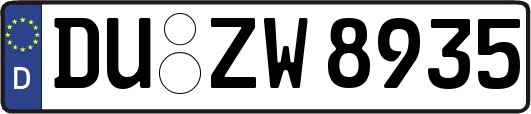 DU-ZW8935